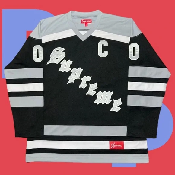 Supreme | Shirts | Supreme Fire Ice Hockey Jersey Large